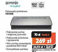 Вакуумна пакувальна машина Gorenje