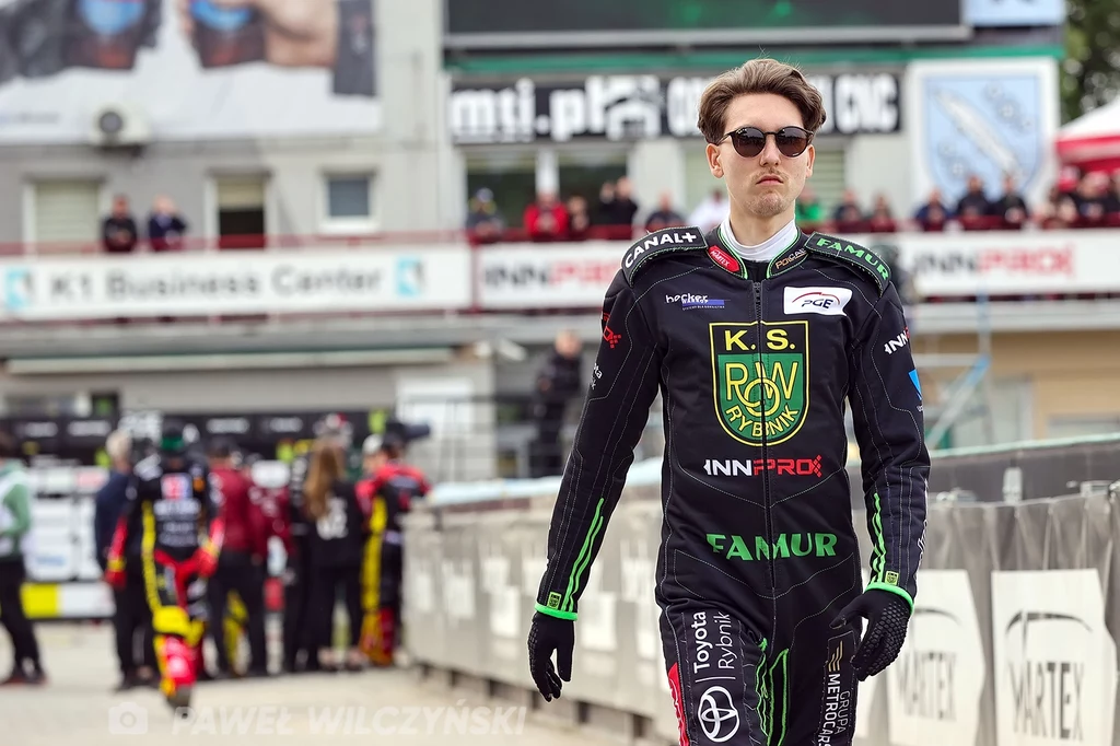 Maksym Drabik jest szybszy z każdym kolejnym meczem. Maksym Drabik jest szybszy z każdym kolejnym meczem.
