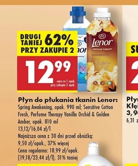 Płyn do płukania tkanin Lenor