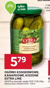 Ogórki kiszone Extra Line