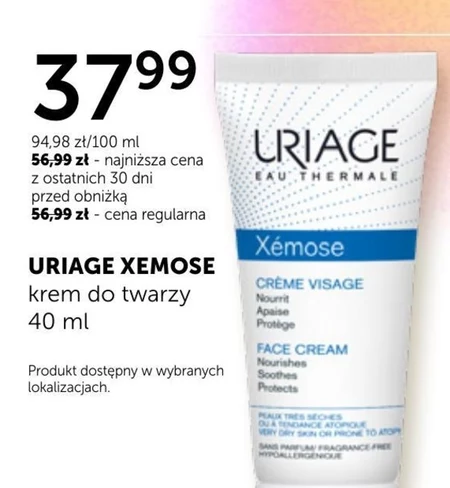 Krem do twarzy Uriage
