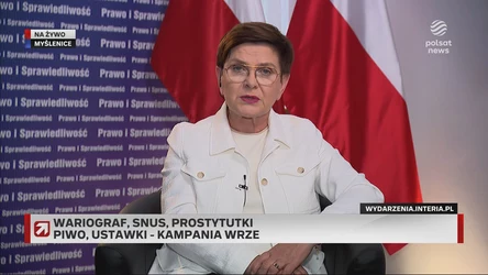 Szydło w "Gościu Wydarzeń": Nie znam się na kibolskich ustawkach