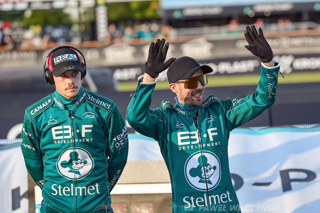 Damian Ratajczak i Leon Madsen. Damian Ratajczak i Leon Madsen.