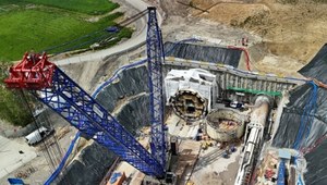 Najdłuższy tunel kolejowy w Polsce. Wywierci go ten kolos