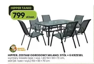 Zestaw mebli ogrodowych Milano