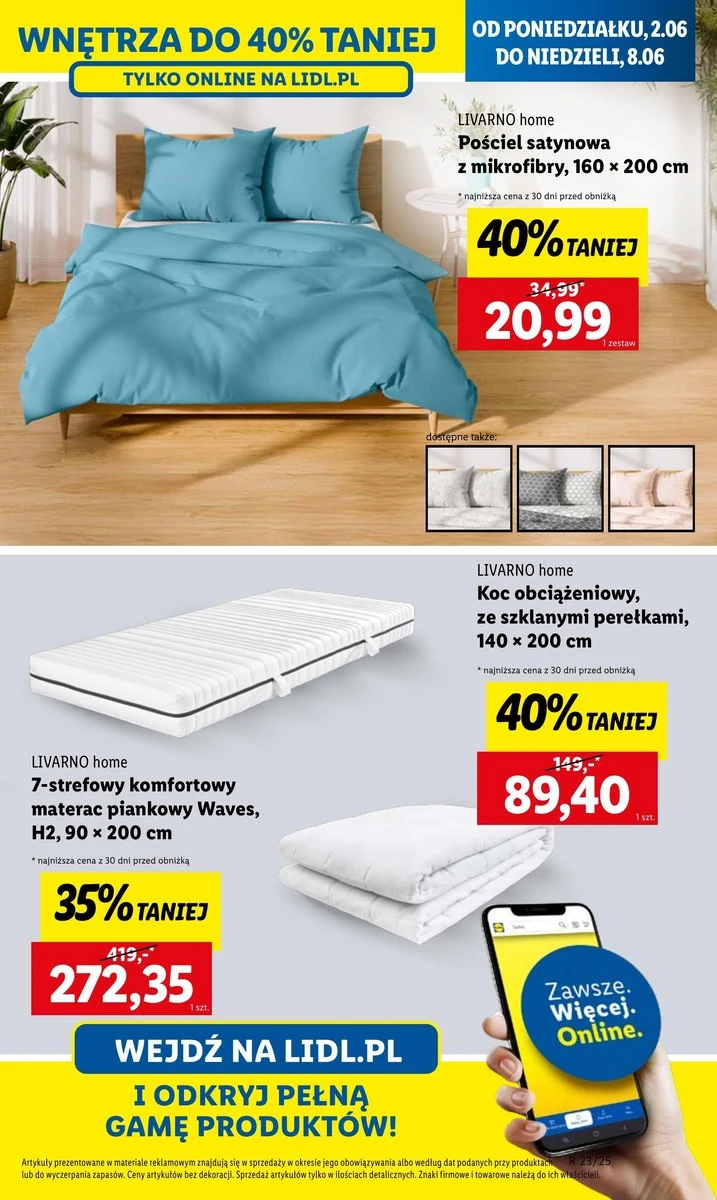 Lidl przecenia pościel satynową! Zapłacisz jedynie 20 zł!