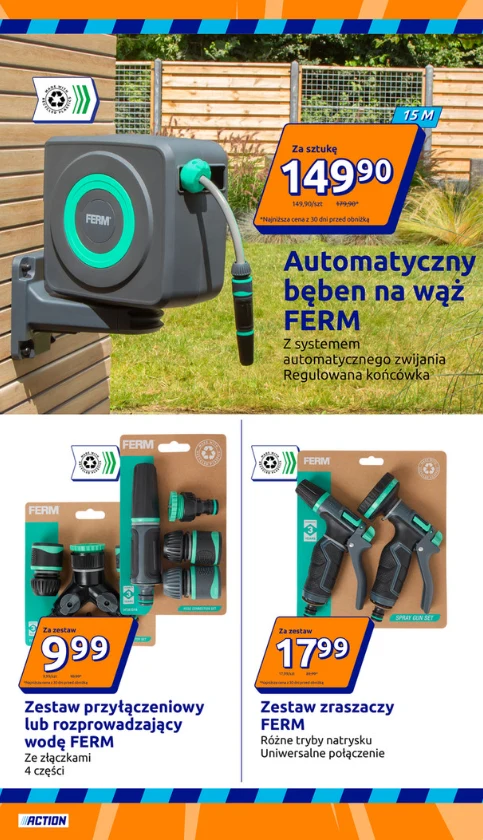 Akcesoria ogrodowe taniej w Action 