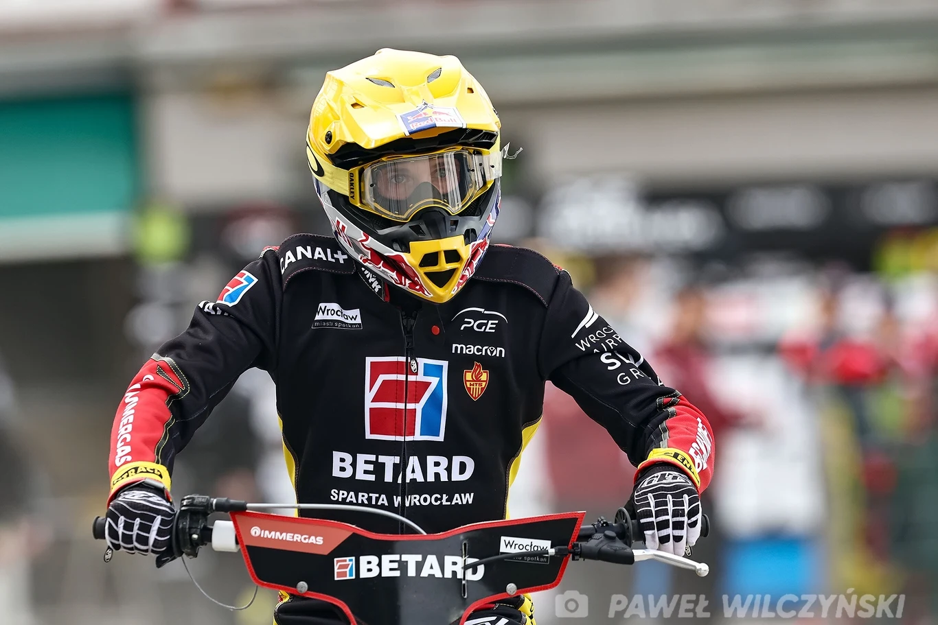 Maciej Janowski w barwach Sparty Wrocław.