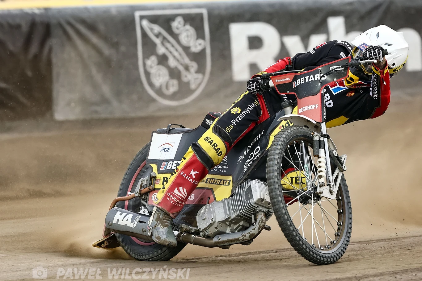 Maciej Janowski w akcji.