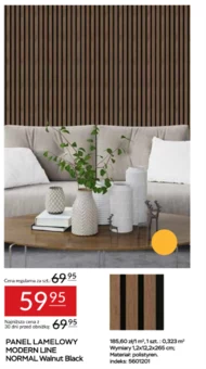 Panel lamelowy Modern
