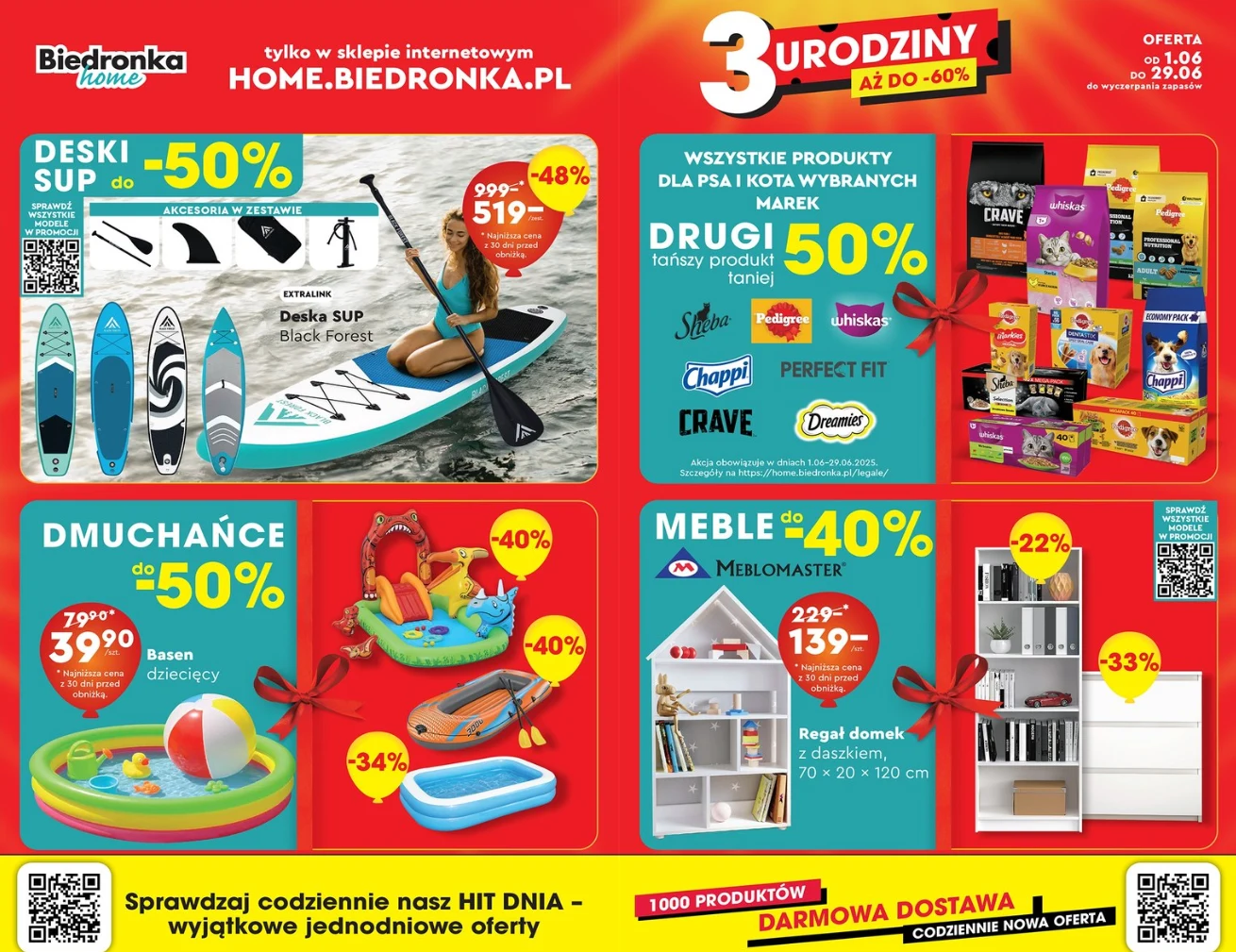 Promocje na 3 urodziny Biedronki Home