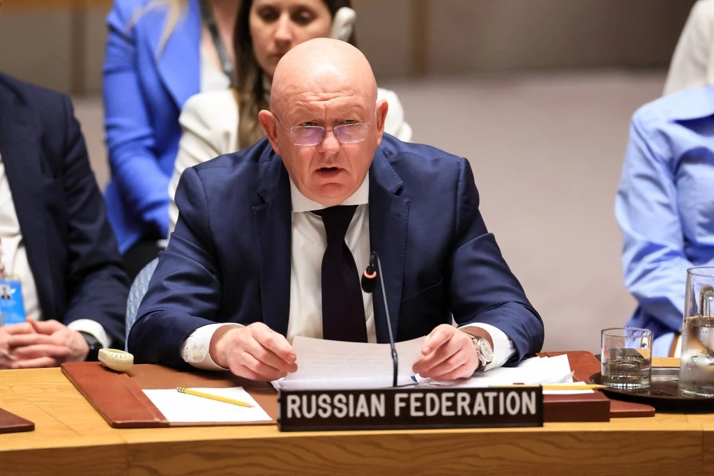 Przedstawiciel Rosji przy Radzie Bezpieczeństwa ONZ Wasilij Niebienzia Przedstawiciel Rosji przy Radzie Bezpieczeństwa ONZ Wasilij Niebienzia