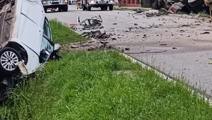 Wypadek w miejscowości Żdżarki. Nie żyje kierowca samochodu osobowego