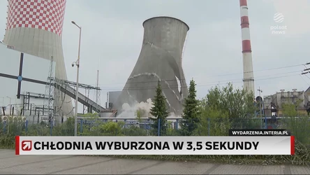 Niezwykłe nagranie. Komin zniknął w 3,5 sekundy