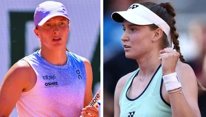 Iga Świątek i Jelena Rybakina