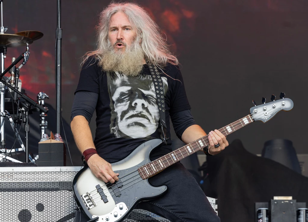 Troy Sanders (Mastodon) w akcji Troy Sanders (Mastodon) w akcji