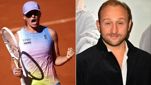 Iga Świątek i Borys Szyc