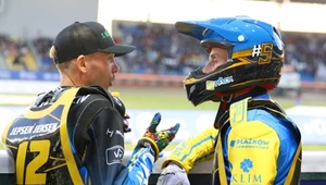 Michael Jepsen Jensen i Anders Thomsen w trakcie PGE IMME 2025. Stal Gorzów chciała Jensen, ale odmówił, więc zostaje im Thomsen.