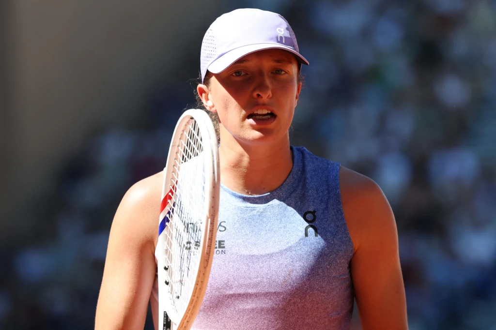 Iga Świątek rywalizowała z Jeleną Rybakiną o ćwierćfinał Roland Garros 2025 Iga Świątek rywalizowała z Jeleną Rybakiną o ćwierćfinał Roland Garros 2025