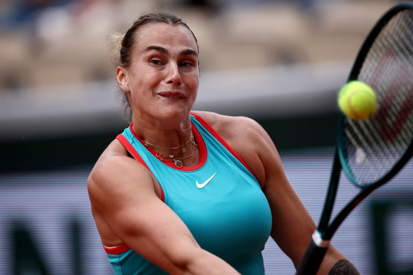 Aryna Sabalenka rywalizowała z Amandą Anisimovą o awans do ćwierćfinału Roland Garros