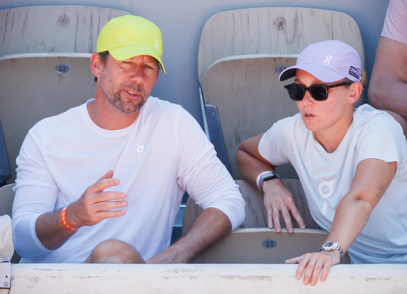 Wim Fissette i Daria Abramowicz