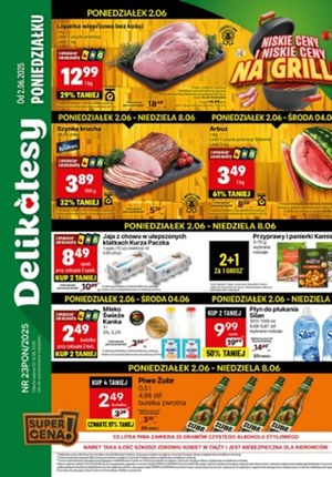 Gazetka promocyjna Delikatesy Centrum, ważna od 02.06.2025 do 08.06.2025.
