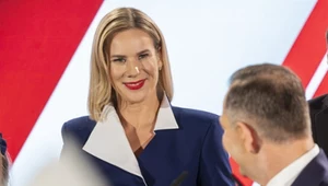 Marta Nawrocka, wieczór wyborczy Karola Nawrockiego