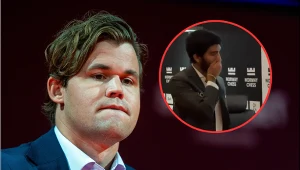 Magnus Carlsen przegrał pojedynek z Gukeshem Dommaraju. Potem uderzył pięścią w stół