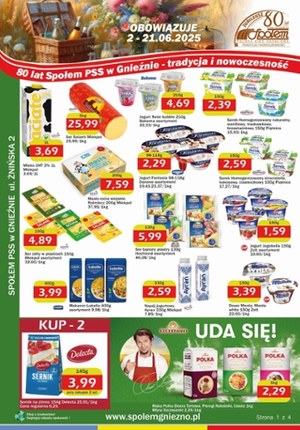 Gazetka promocyjna PSS Społem Gniezno, ważna od 02.06.2025 do 21.06.2025.