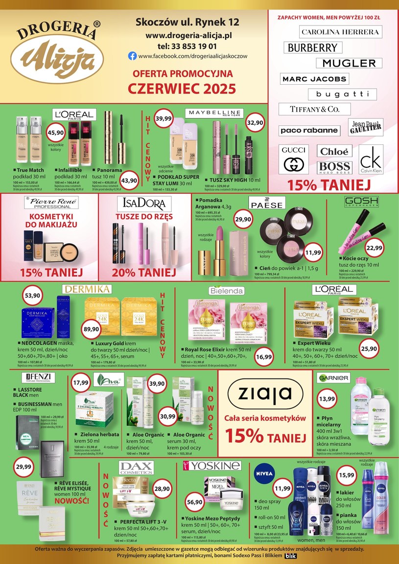 Gazetka promocyjna Drogeria Alicja - ważna od 02. 06. 2025 do 30. 06. 2025