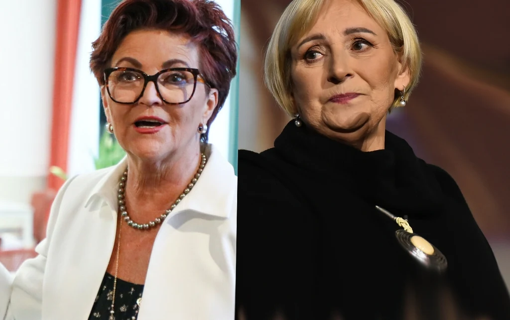 Jolanta Kwaśniewska i Krystyna Przybylska