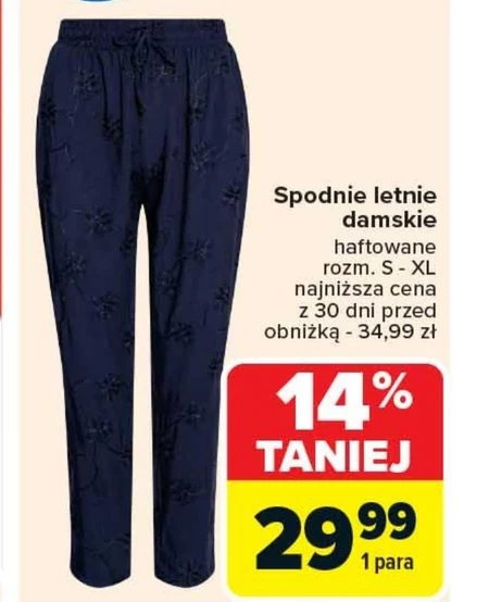 Spodnie damskie