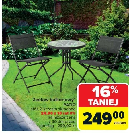 Zestaw balkonowy Patio