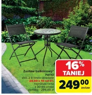 Zestaw balkonowy Patio