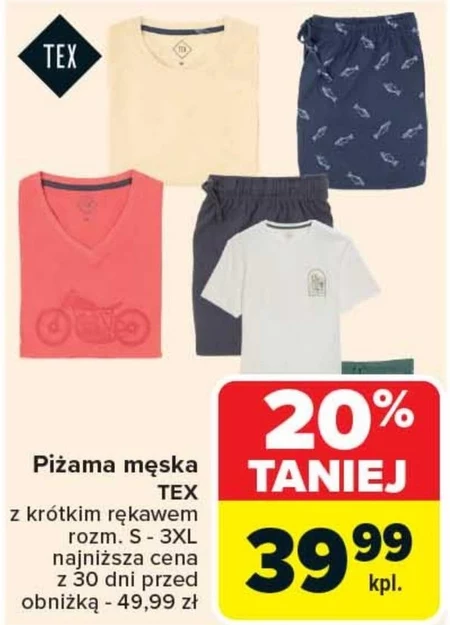 Piżama męska TEX