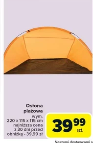 Osłona plażowa