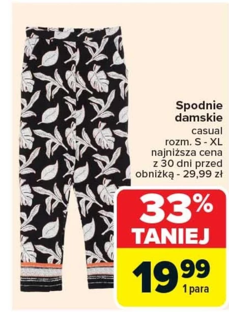 Spodnie damskie
