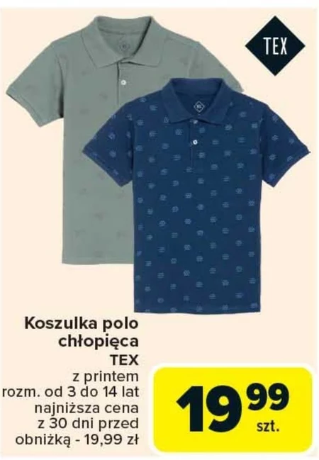 Koszulka polo chłopięca TEX