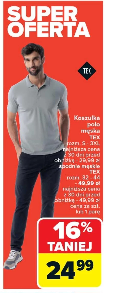 Koszulka polo męska TEX