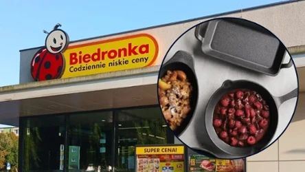 Garnki żeliwne w Biedronce 