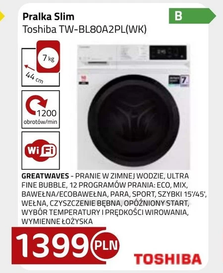 Пральна машина Toshiba