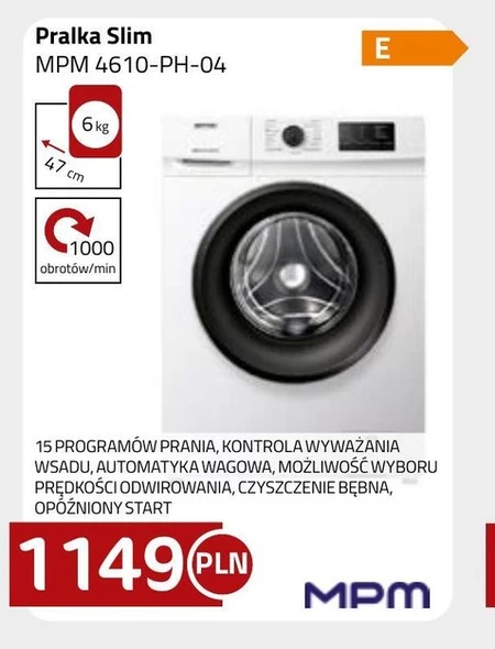 Pralka MPM