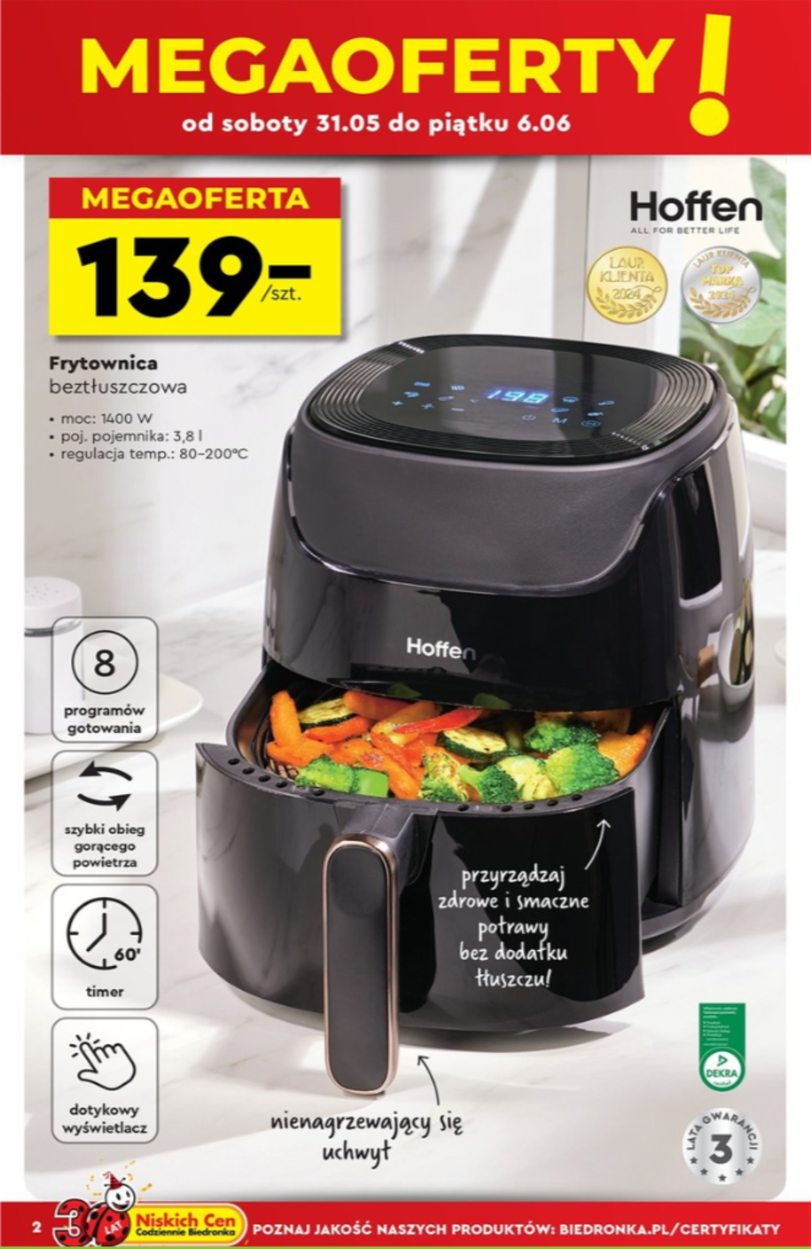 Promocja w Biedronce na Frytkownicę