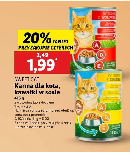 Корм для котів Sweet Cat