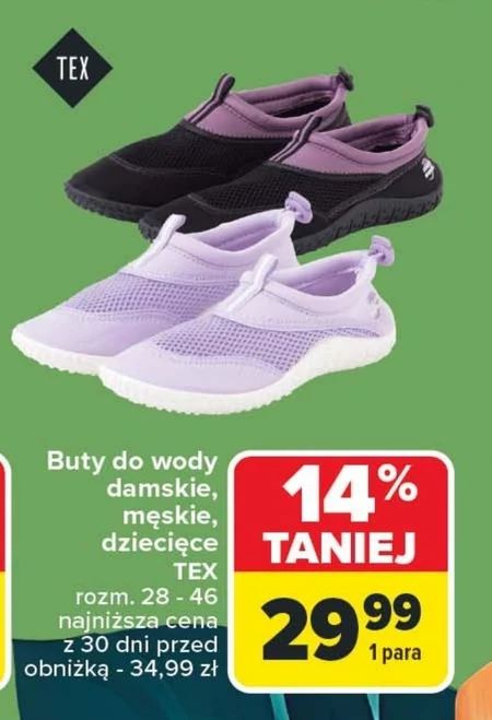 Buty do wody TEX