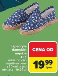 Espadryle TEX