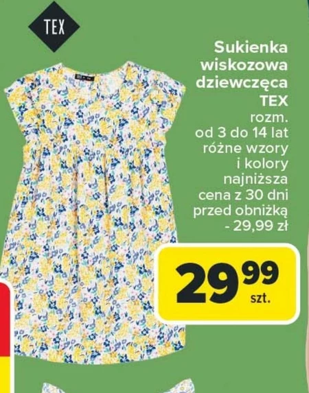 Sukienka dziewczęca TEX
