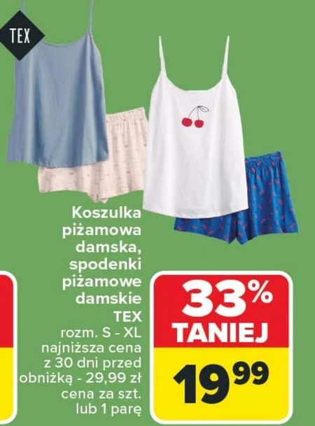 Koszulka piżamowa TEX