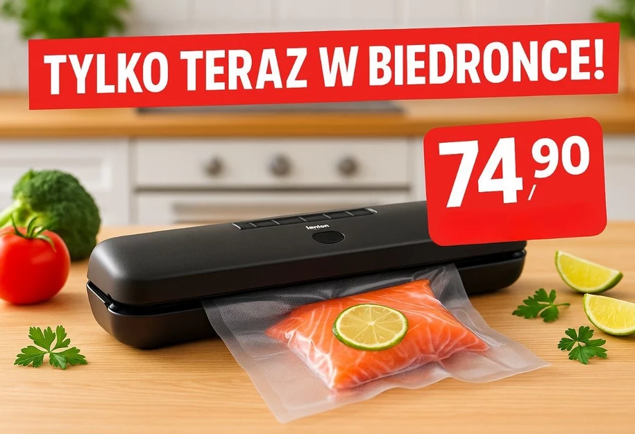 Zgrzewarka próżniowa Hoffen hitem Biedronki – znika z półek! Zgrzewarka próżniowa Hoffen hitem Biedronki – znika z półek!