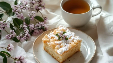 Delikatne ciasto drożdżowe z maślaną kruszonką 